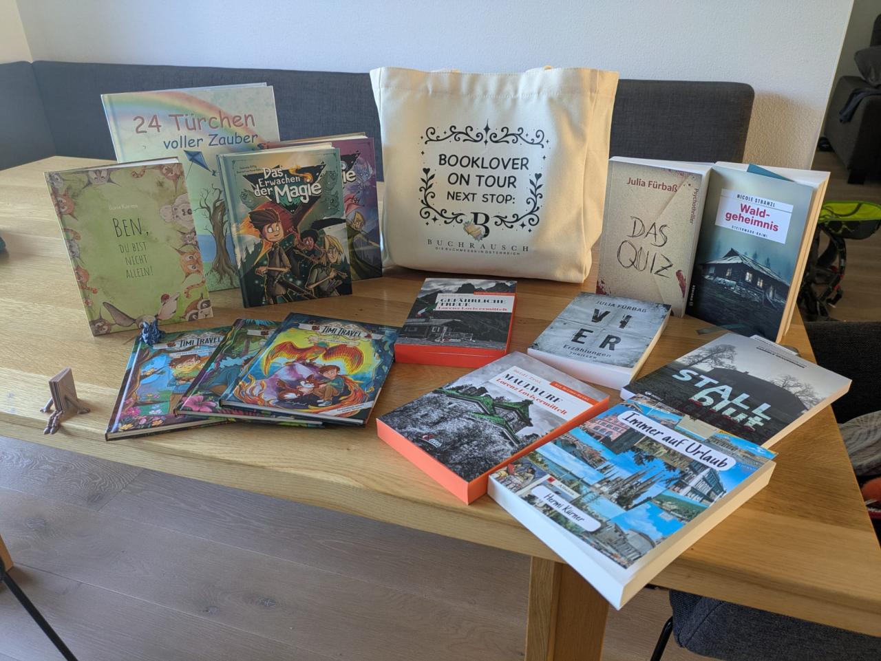 gekaufte Buchrauschbücher