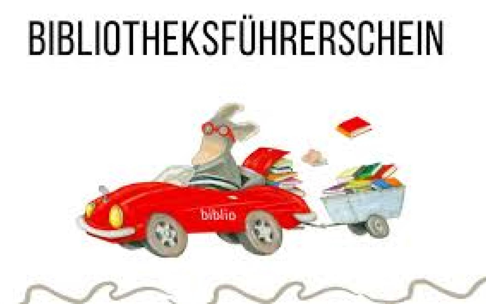 biblio Maus im Auto