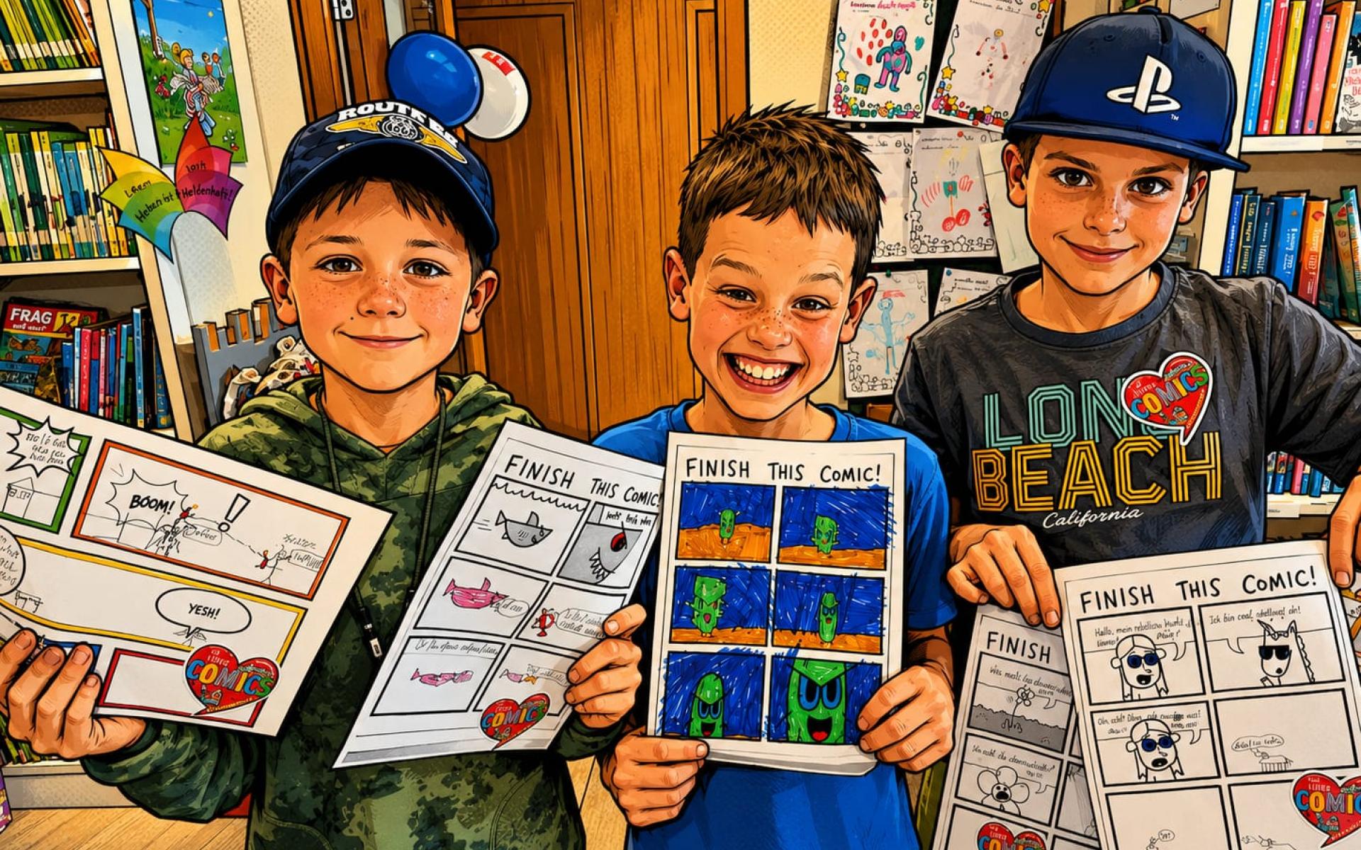 Xaver, Simon und Christian